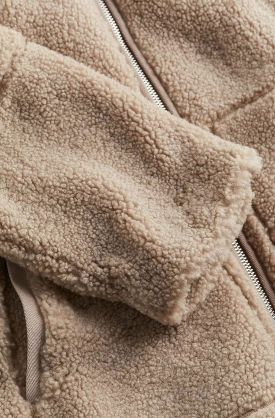 Women's Relaxed-Fit Teddy Zip-Up Fleece Jacket
