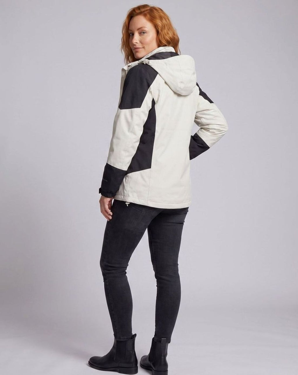 Women's Waterproof Hooded Two-Layer Outdoor Rain Jacket